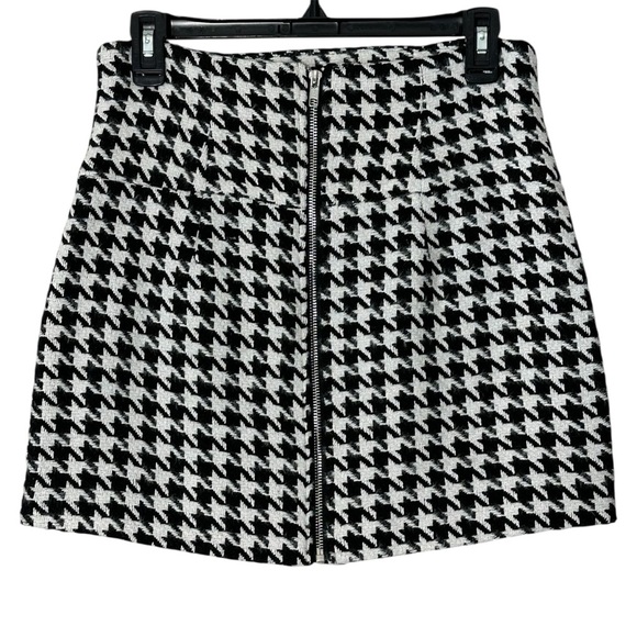 For Love and Lemons Bonnie Cropped Blazer Mini Skirt Houndstooth Suit Set Size M - Picture 13 of 16